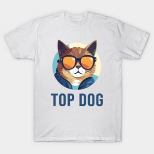 Top Dog Cat T-Shirt